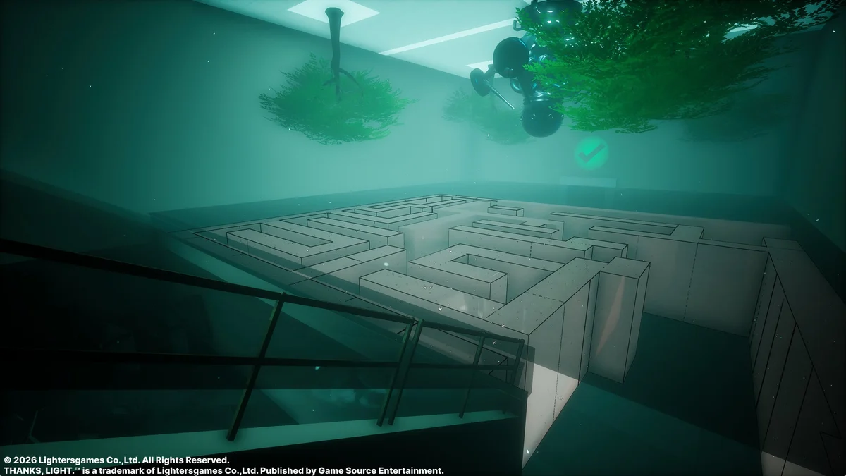 発表元が公開したゲーム画面:光と影のギミック